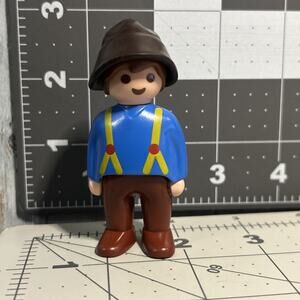 Playmobil 1990 Geobra Farmer/construction/dutch
